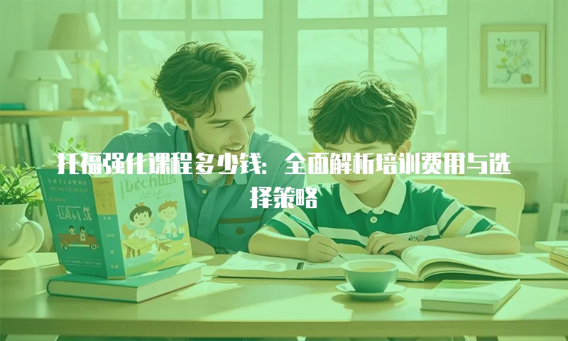 托福强化课程多少钱：全面解析培训费用与选择策略
