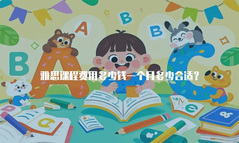 雅思课程费用多少钱一个月多少合适？