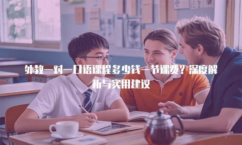 外教一对一口语课程多少钱一节课费？深度解析与实用建议