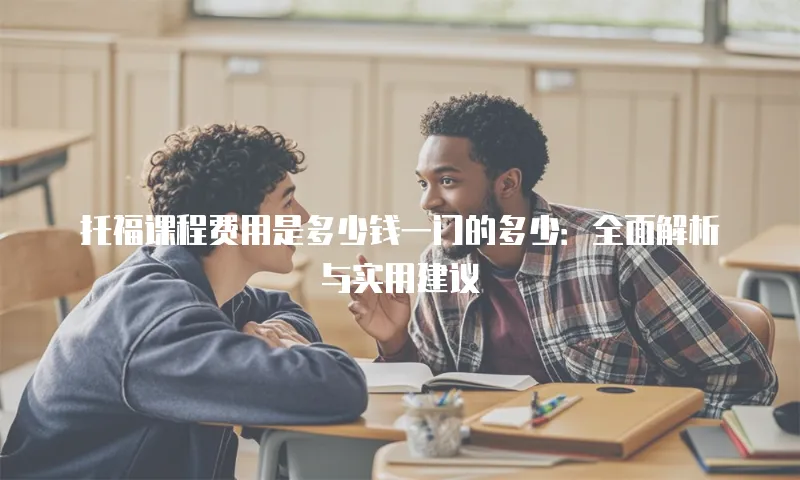 托福课程费用是多少钱一门的多少：全面解析与实用建议
