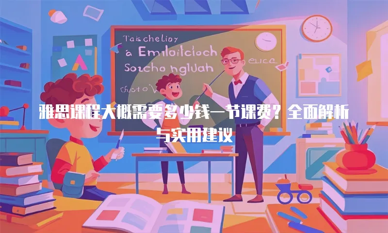 雅思课程大概需要多少钱一节课费？全面解析与实用建议