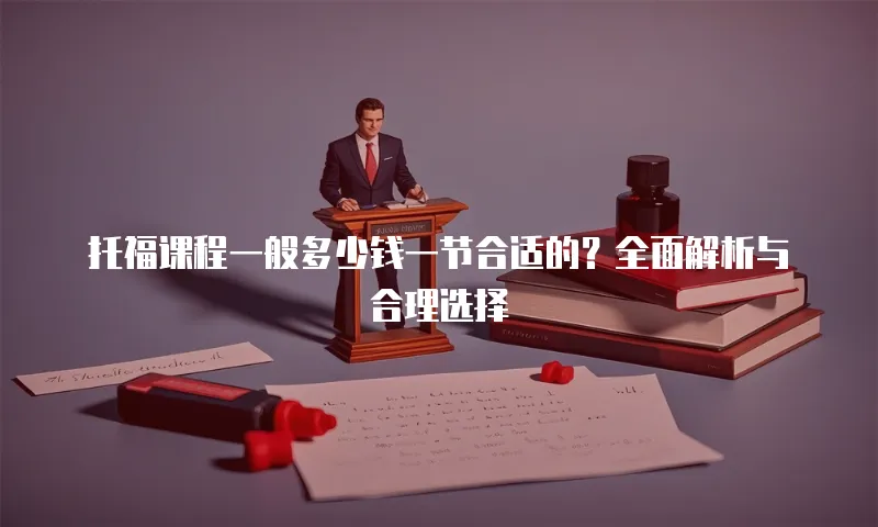 托福课程一般多少钱一节合适的？全面解析与合理选择