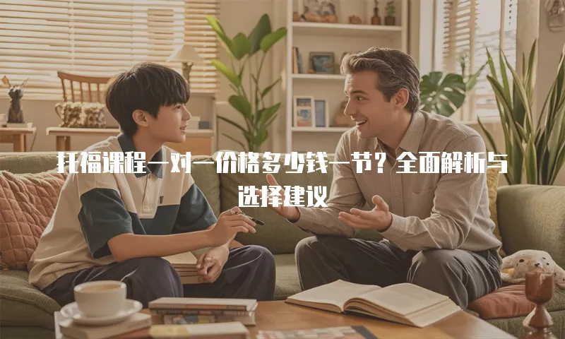 托福课程一对一价格多少钱一节？全面解析与选择建议