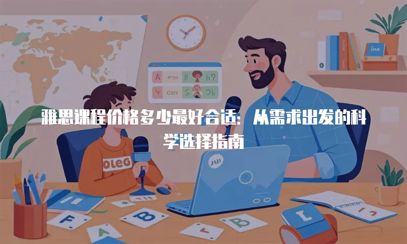 雅思课程价格多少最好合适：从需求出发的科学选择指南