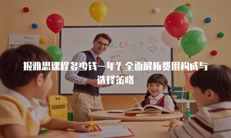 报雅思课程多少钱一年？全面解析费用构成与选择策略