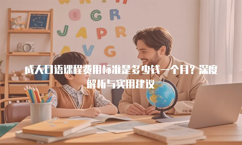 成人口语课程费用标准是多少钱一个月？深度解析与实用建议