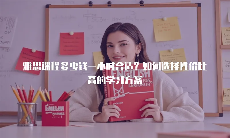 雅思课程多少钱一小时合适？如何选择性价比高的学习方案