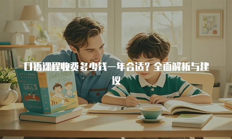 口语课程收费多少钱一年合适？全面解析与建议