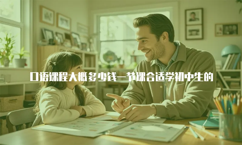 口语课程大概多少钱一节课合适学初中生的