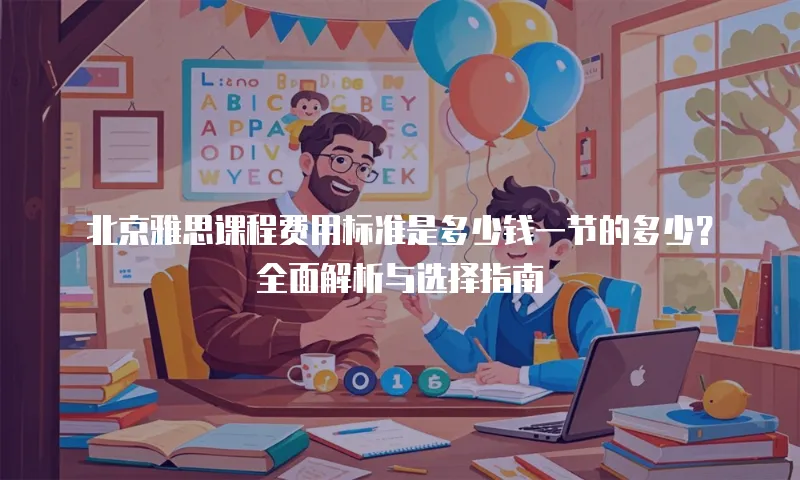 北京雅思课程费用标准是多少钱一节的多少？全面解析与选择指南