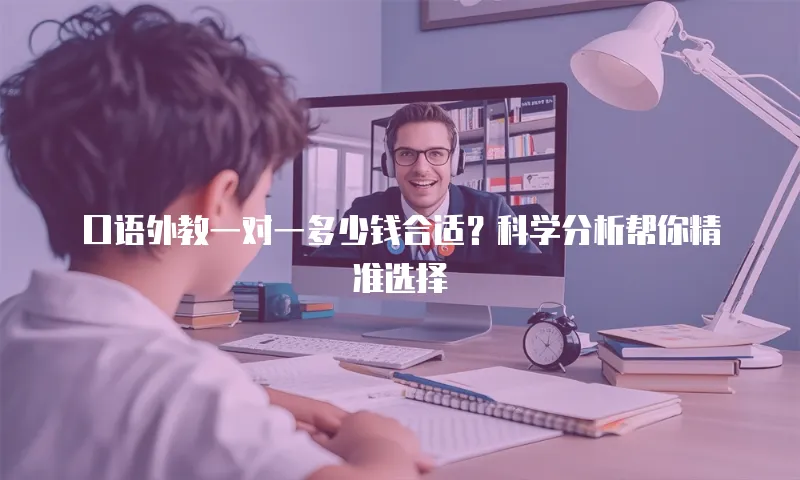 口语外教一对一多少钱合适？科学分析帮你精准选择