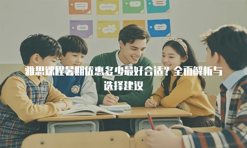 雅思课程暑期优惠多少最好合适？全面解析与选择建议