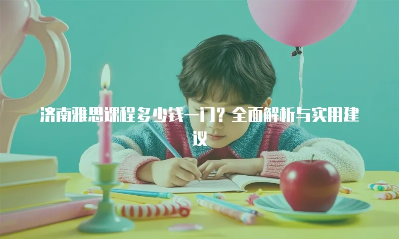 济南雅思课程多少钱一门？全面解析与实用建议
