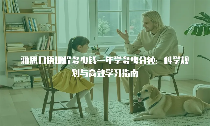 雅思口语课程多少钱一年学多少分钟：科学规划与高效学习指南