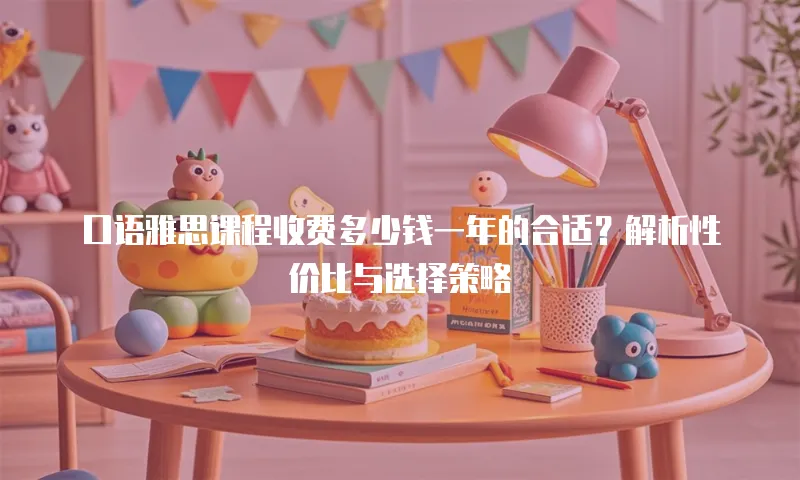口语雅思课程收费多少钱一年的合适？解析性价比与选择策略