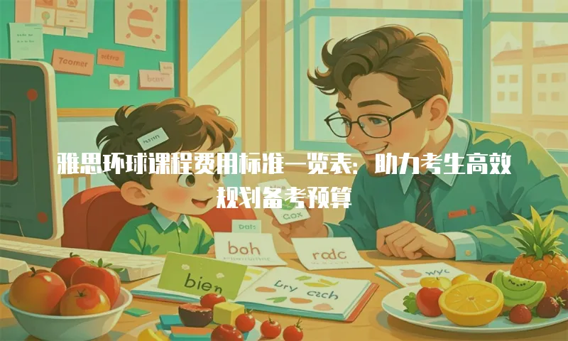 雅思环球课程费用标准一览表：助力考生高效规划备考预算
