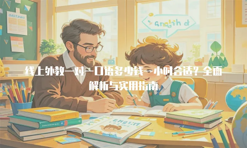 线上外教一对一口语多少钱一小时合适？全面解析与实用指南