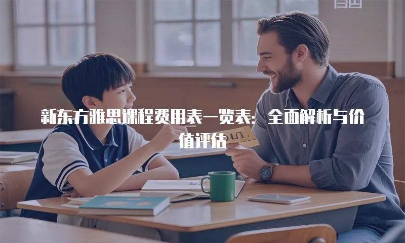新东方雅思课程费用表一览表：全面解析与价值评估