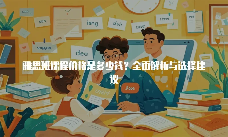 雅思班课程价格是多少钱？全面解析与选择建议