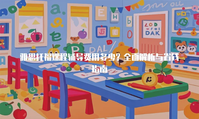 雅思托福课程辅导费用多少？全面解析与省钱指南