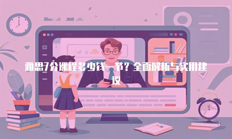 雅思7分课程多少钱一节？全面解析与实用建议