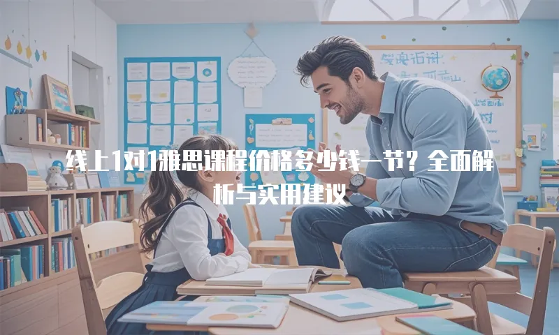 线上1对1雅思课程价格多少钱一节？全面解析与实用建议