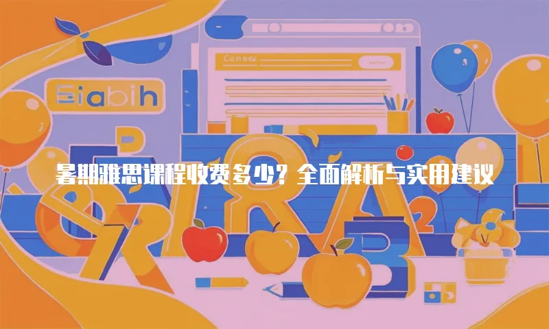 暑期雅思课程收费多少？全面解析与实用建议