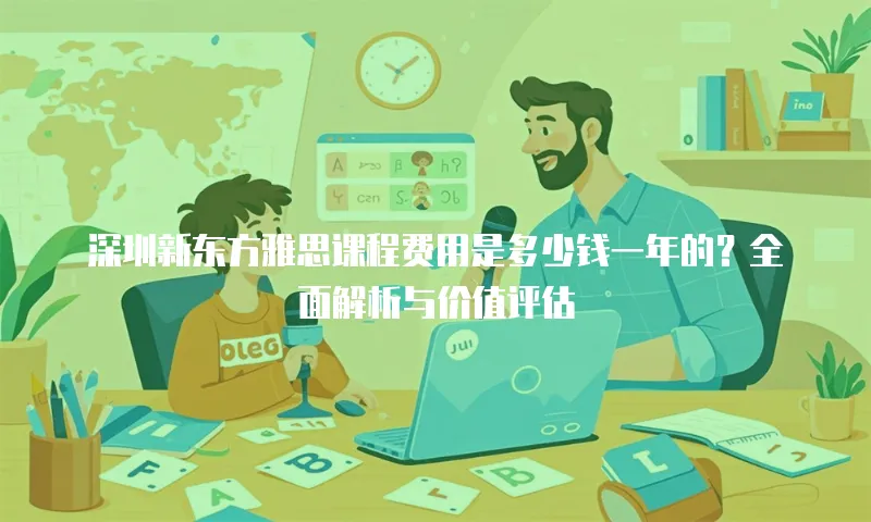 深圳新东方雅思课程费用是多少钱一年的？全面解析与价值评估