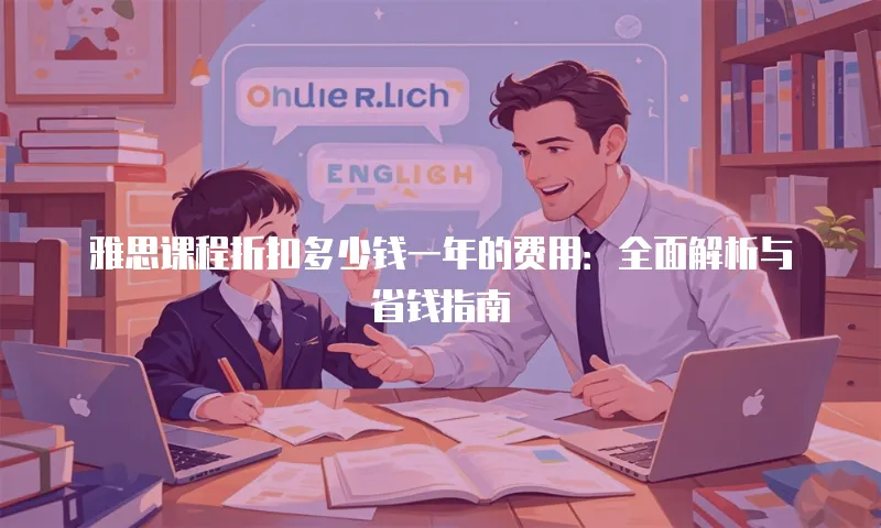 雅思课程折扣多少钱一年的费用：全面解析与省钱指南