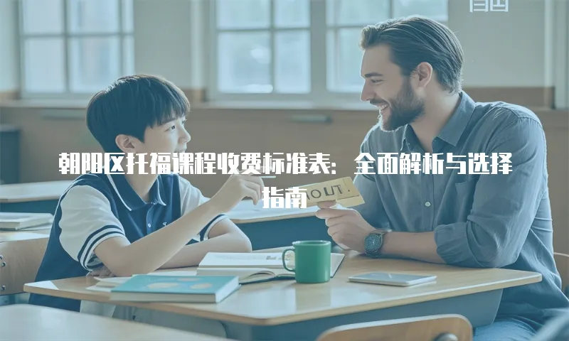 朝阳区托福课程收费标准表：全面解析与选择指南