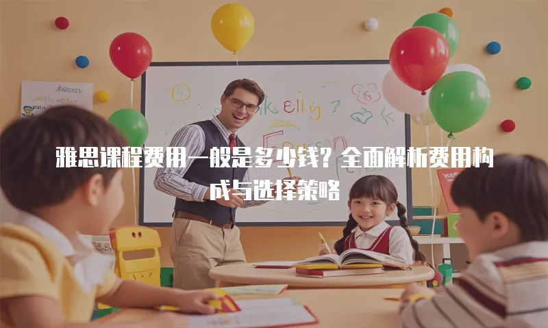 雅思课程费用一般是多少钱？全面解析费用构成与选择策略