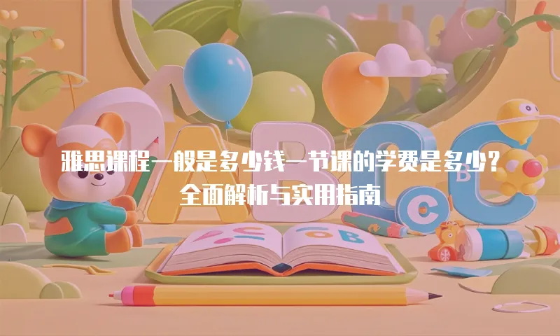 雅思课程一般是多少钱一节课的学费是多少？全面解析与实用指南