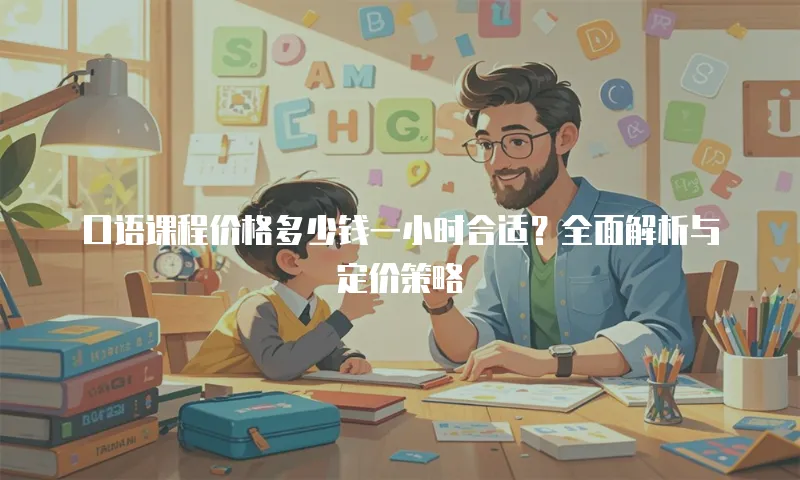 口语课程价格多少钱一小时合适？全面解析与定价策略