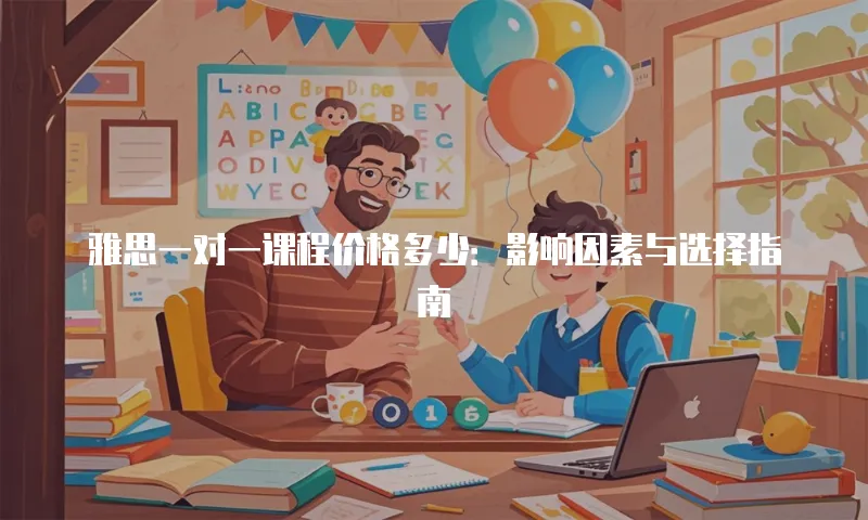 雅思一对一课程价格多少：影响因素与选择指南