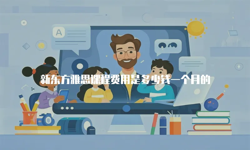 新东方雅思课程费用是多少钱一个月的
