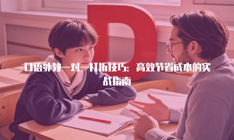 口语外教一对一打折技巧：高效节省成本的实战指南