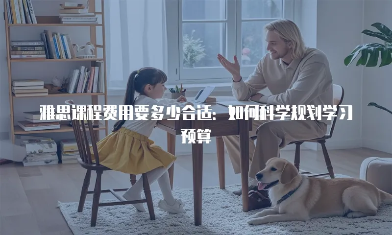 雅思课程费用要多少合适：如何科学规划学习预算