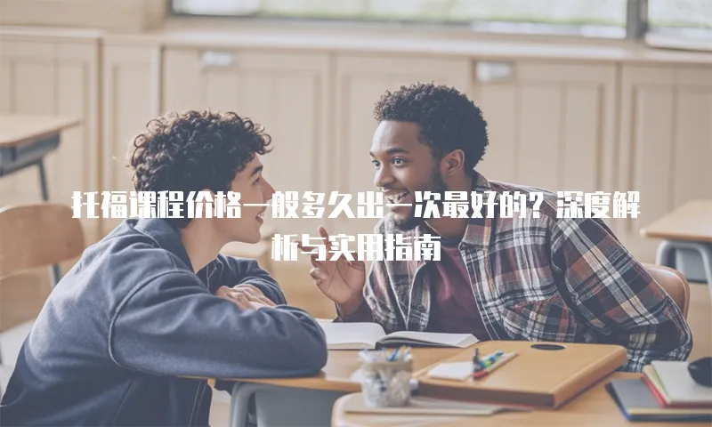 托福课程价格一般多久出一次最好的？深度解析与实用指南
