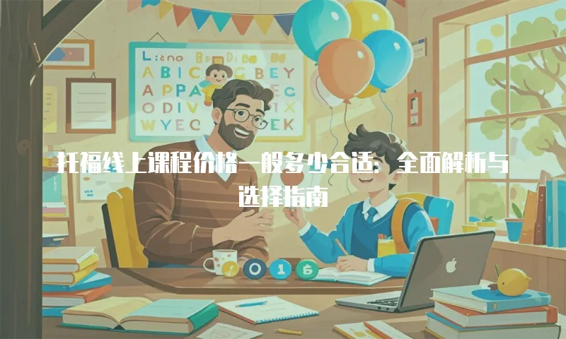 托福线上课程价格一般多少合适：全面解析与选择指南