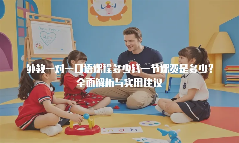 外教一对一口语课程多少钱一节课费是多少？全面解析与实用建议