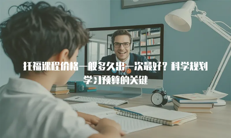 托福课程价格一般多久出一次最好？科学规划学习预算的关键