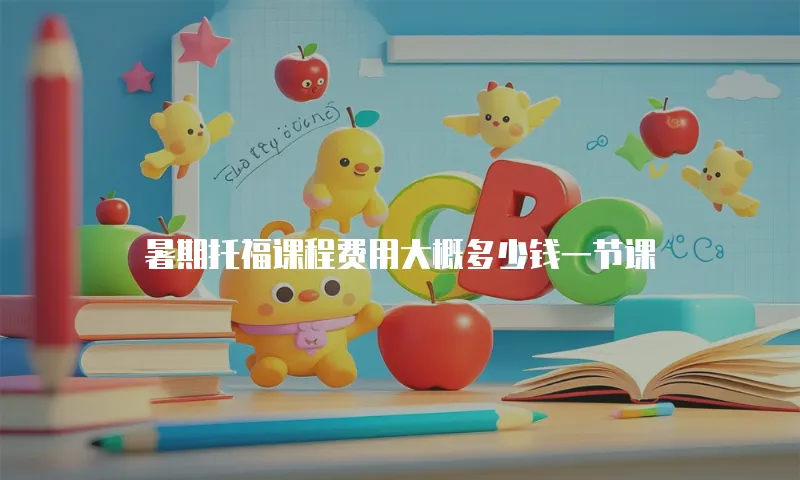 暑期托福课程费用大概多少钱一节课