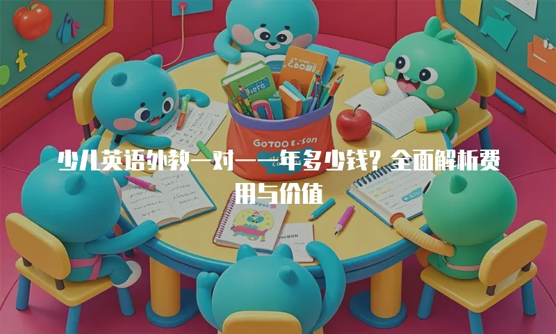 少儿英语外教一对一一年多少钱？全面解析费用与价值