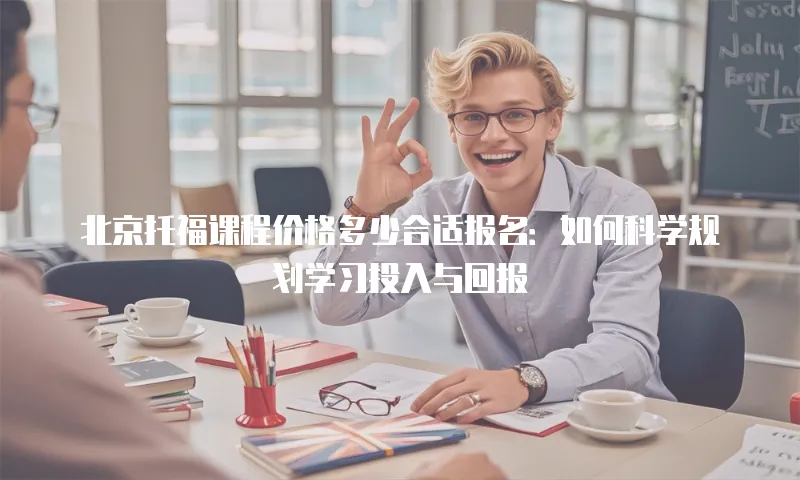 北京托福课程价格多少合适报名：如何科学规划学习投入与回报