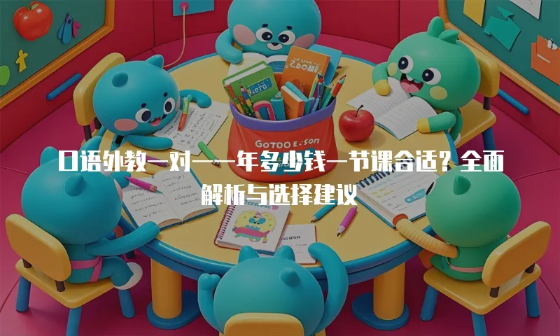 口语外教一对一一年多少钱一节课合适？全面解析与选择建议