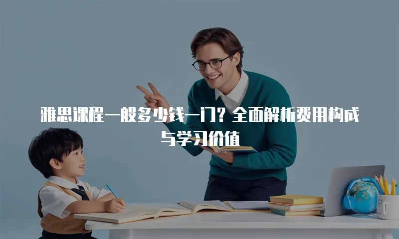雅思课程一般多少钱一门？全面解析费用构成与学习价值