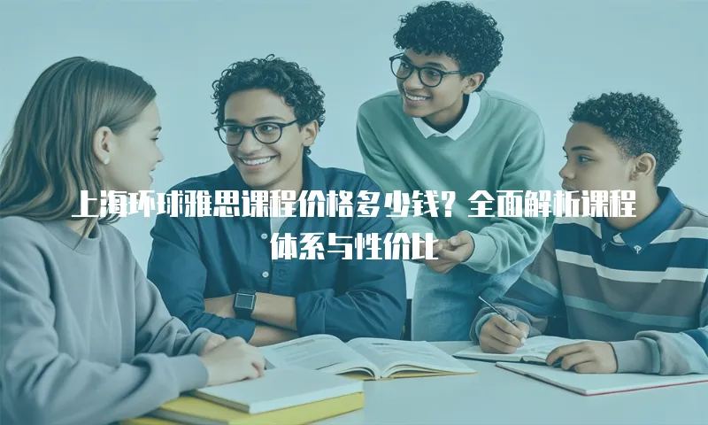 上海环球雅思课程价格多少钱？全面解析课程体系与性价比