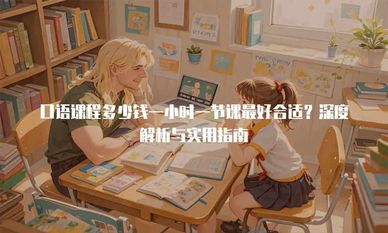 口语课程多少钱一小时一节课最好合适？深度解析与实用指南