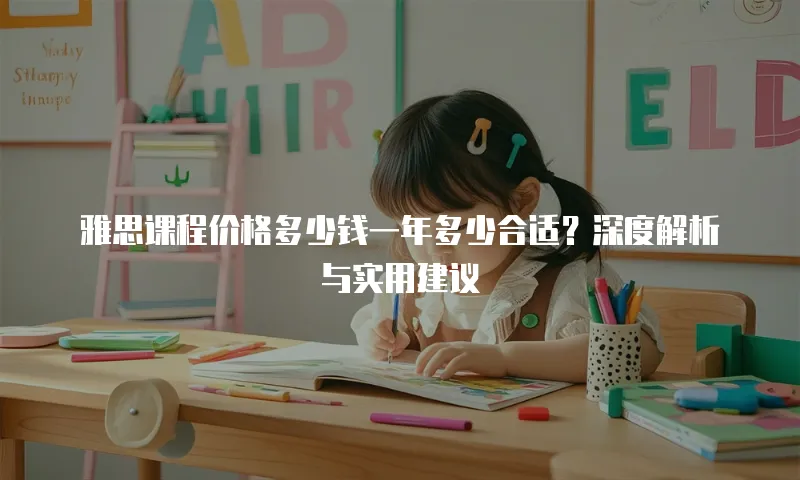 雅思课程价格多少钱一年多少合适？深度解析与实用建议