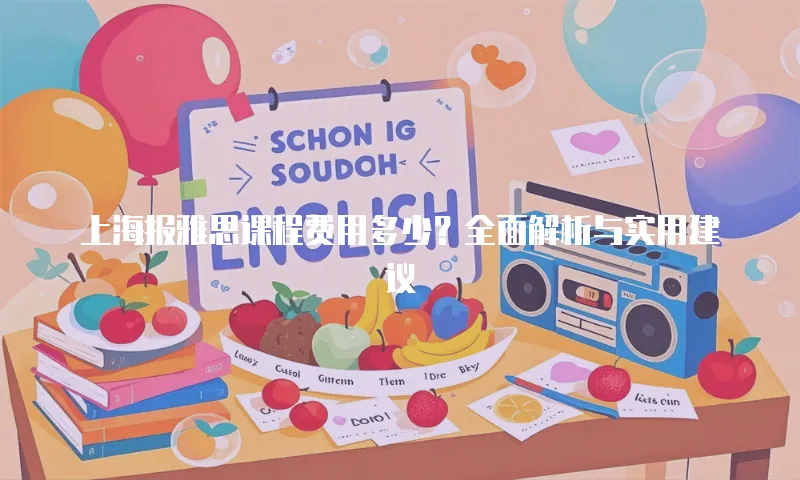 上海报雅思课程费用多少？全面解析与实用建议